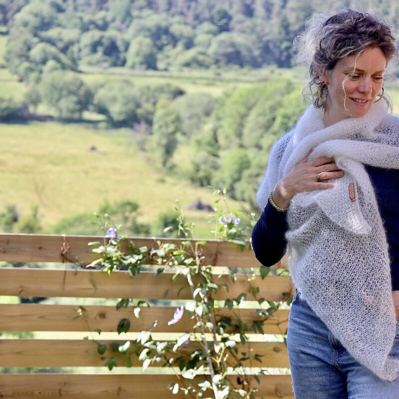 châle au fil de la monne