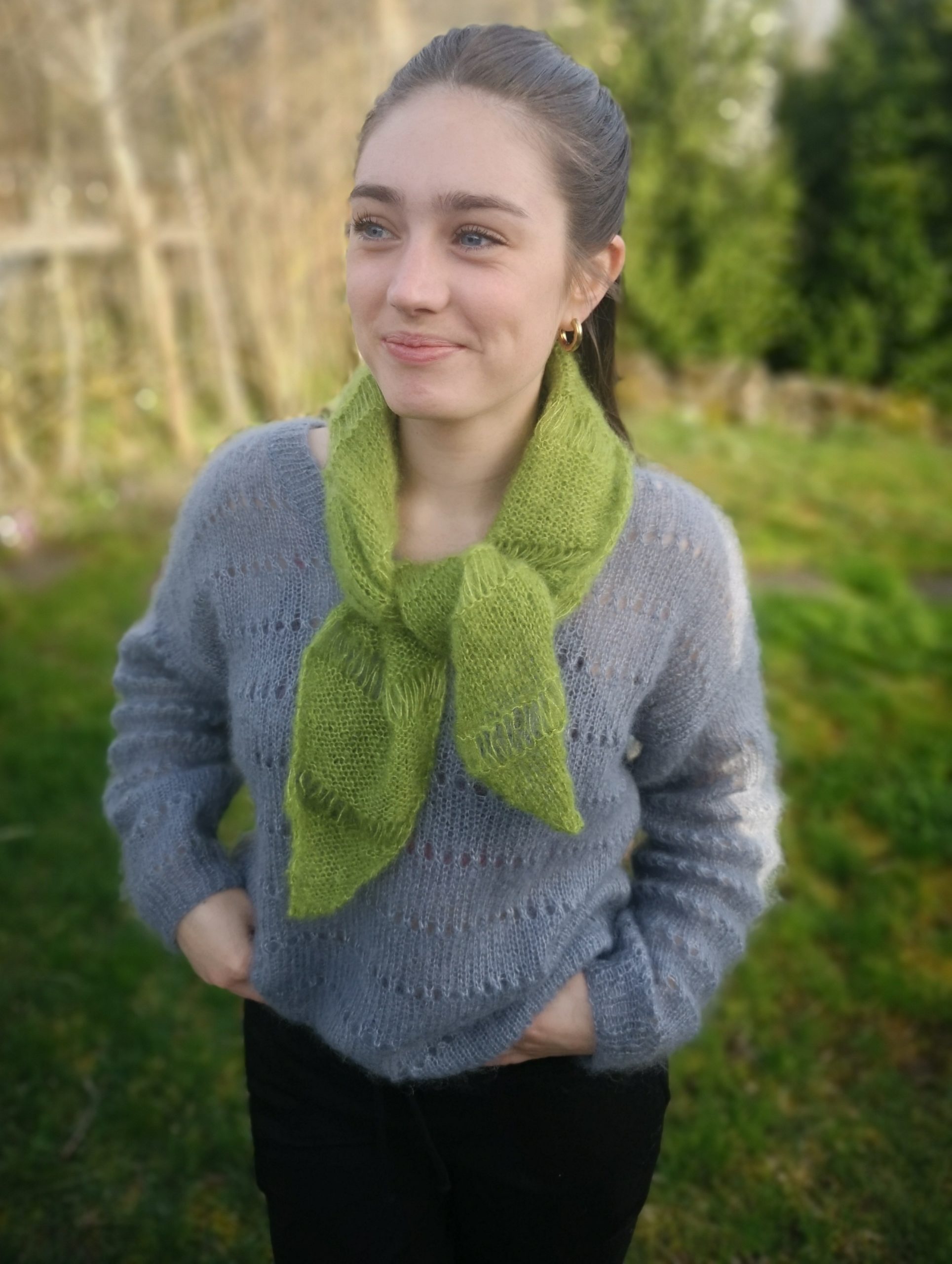 rpt Foulard Rivière Mohair Au fil de la Monne