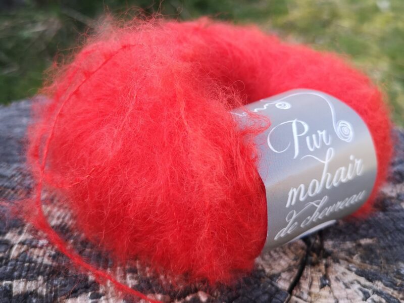 pelote de laine mohair au fil de la monne mareuge 63