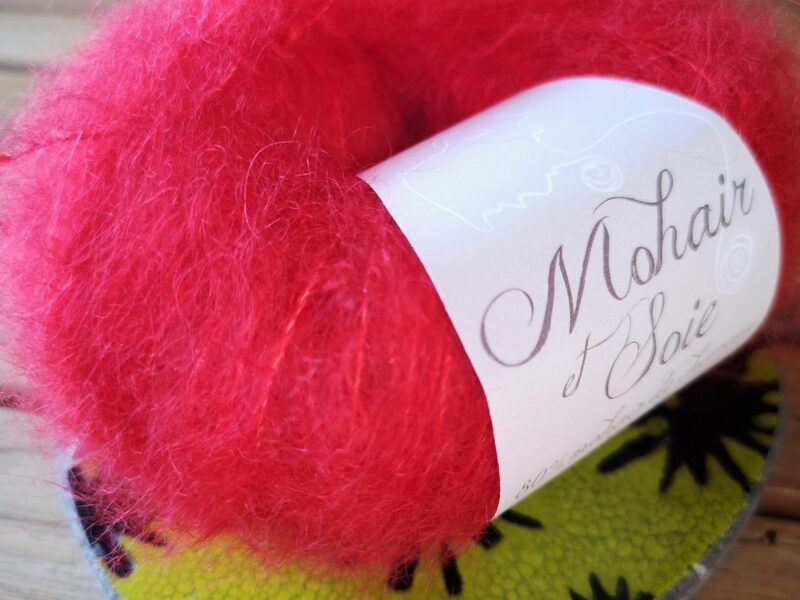pelote mohair au fil de la monne