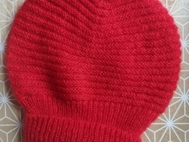 Bonnet Mohair et Soie Pom d'A