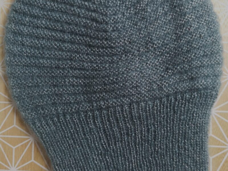 Bonnet Mohair et Soie Écume