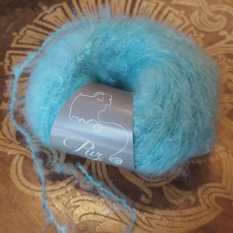 Pelote Pur Mohair Menthe 70 1080 pelote mohair