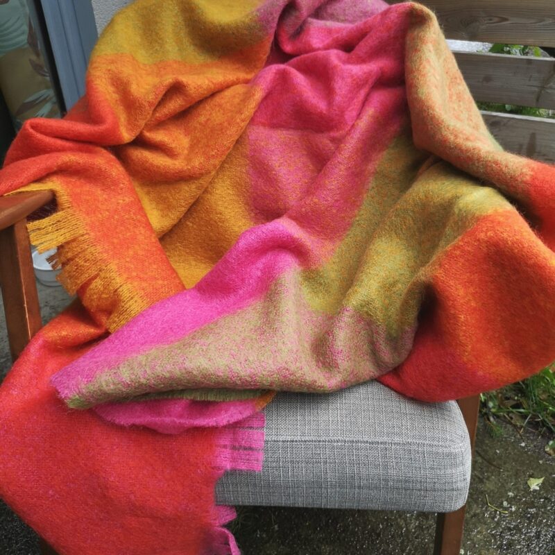 au fil de la monne plaid mohair