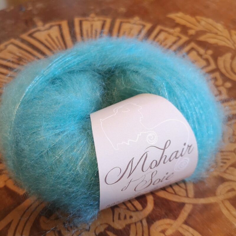 Pelote en Mohair et Soie - Menthe - 70108 -