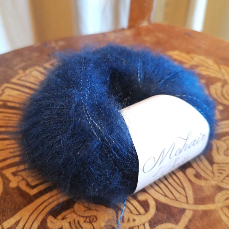 Pelote en Mohair et Soie - Saphir - 869 -