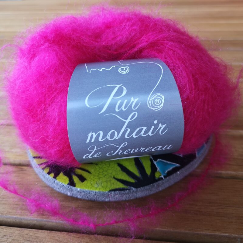 Pelote Pur Mohair - Fuchsia - 818 -