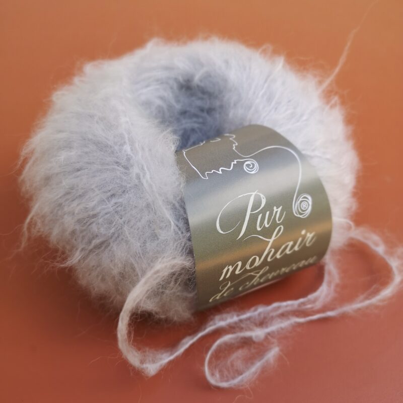Pelote Pur Mohair - Inox