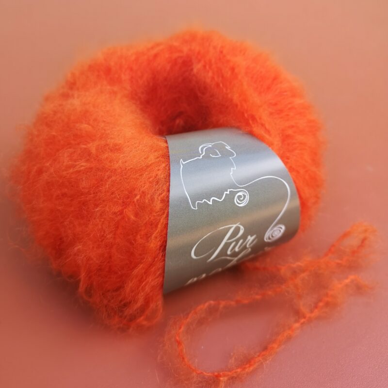 pelote mohair au fil de la monne